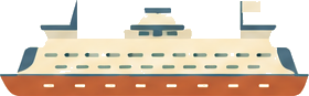 Edmonds ferry illustration